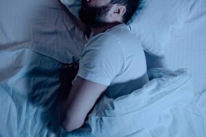 man sleeping